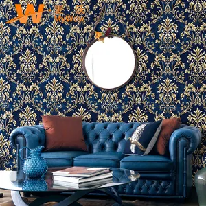 Wallpaper Klasik Damask Desain Italia Gaya Mewah Wallpaper