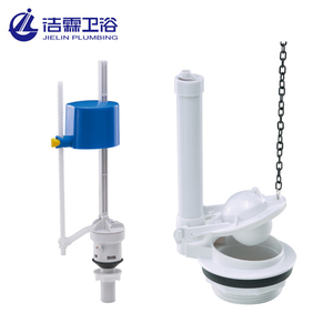 Toilet Cistern Mechanism Plastic Abs Material Water Saving 3 Inch Single Flush Toilet Fitting Bathroom Cistern Mechanism