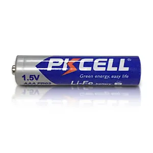 غير قابلة للشحن 1.5v aaa 1200mah fr03 fr10445 بطارية ليثيوم