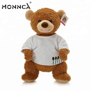 OEM Design Morbido Giocattoli di <span class=keywords><strong>Peluche</strong></span> Peloso Mini 30 cm Teddy Bear di Colore Marrone - Product Image 1