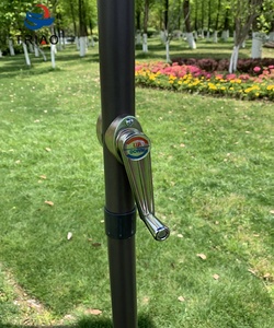 Sombrilla de acero para exteriores, sombrilla para <span class=keywords><strong>Patio</strong></span>, playa, mercado, jardín - Product Image 6