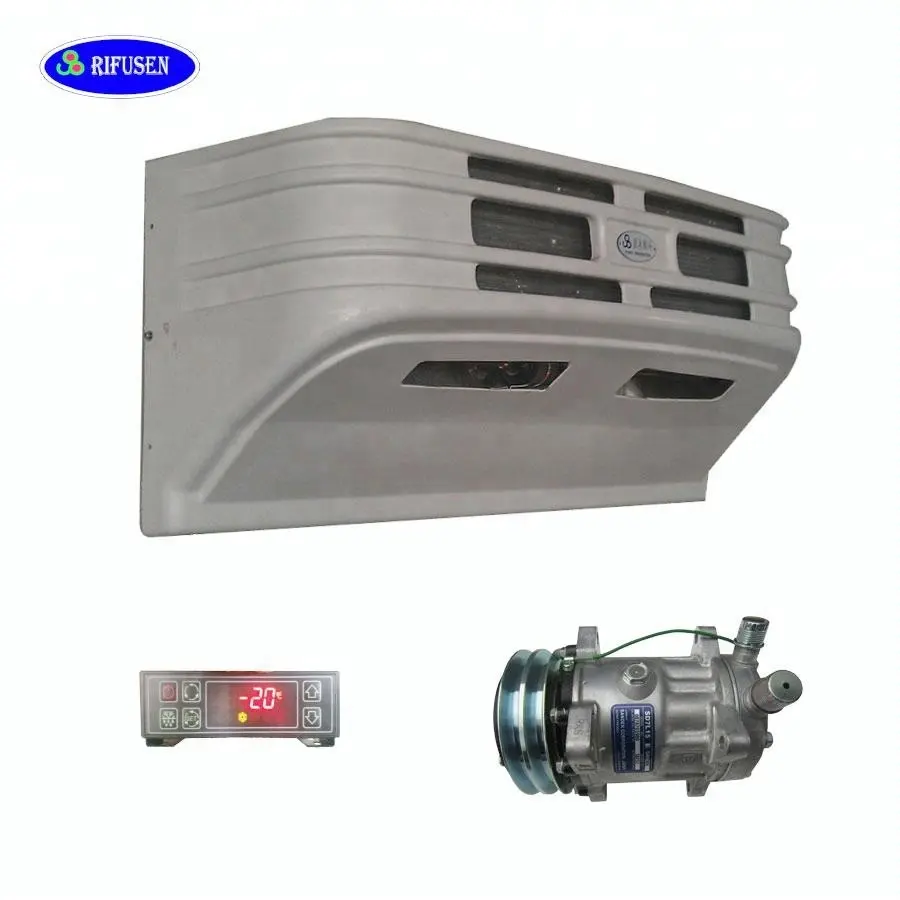Modelo: R580E, marca: Rifusen, unidad de sistema enfriador de refrigeración de camión Monoblock para camión refrigerado de tamaño medio