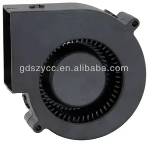 Mini ventilador centrífugo para circulación de aire industrial, sin escobillas, 97x97x33mm, 9733, 12V y 24V CC