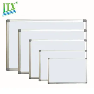 Magnetic white board aluminium frame / ceramic enamel whiteboard / message notice board