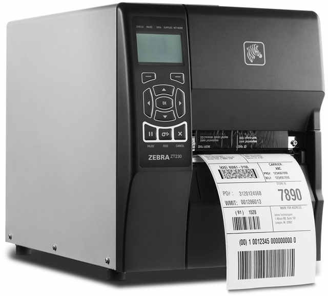 Original Brand New ZEBRA ZT230 Desktop Thermal TransferとDirect 