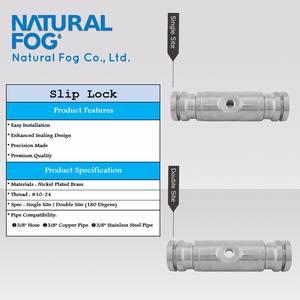 Metoo — buse de brouillard haute pression naturelle, raccord de connecteur rapide - Product Image 2