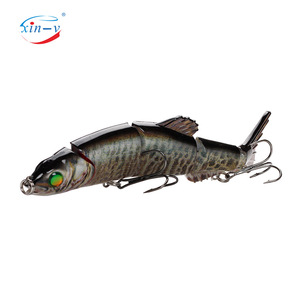Señuelo de pesca multiarticulado <span class=keywords><strong>Sunfish</strong></span> Cebo duro de 4 Swimbait de hundimiento lento segmentado - Product Image 5