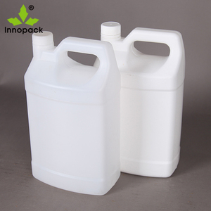 4L square HDPE Plastic Water/<strong>wine</strong>/oil <strong>Container</strong> with Handle and Screw Lid - Product Image 5