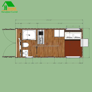 Container Habitable Chuyển Đổi 20ft 40ft Container Cửa Hàng/Bộ Dụng Cụ/Nhà/Nhà - Product Image 5