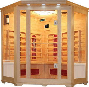 3 personas de cedro rojo sala de Sauna de infrarrojos - Product Image 6