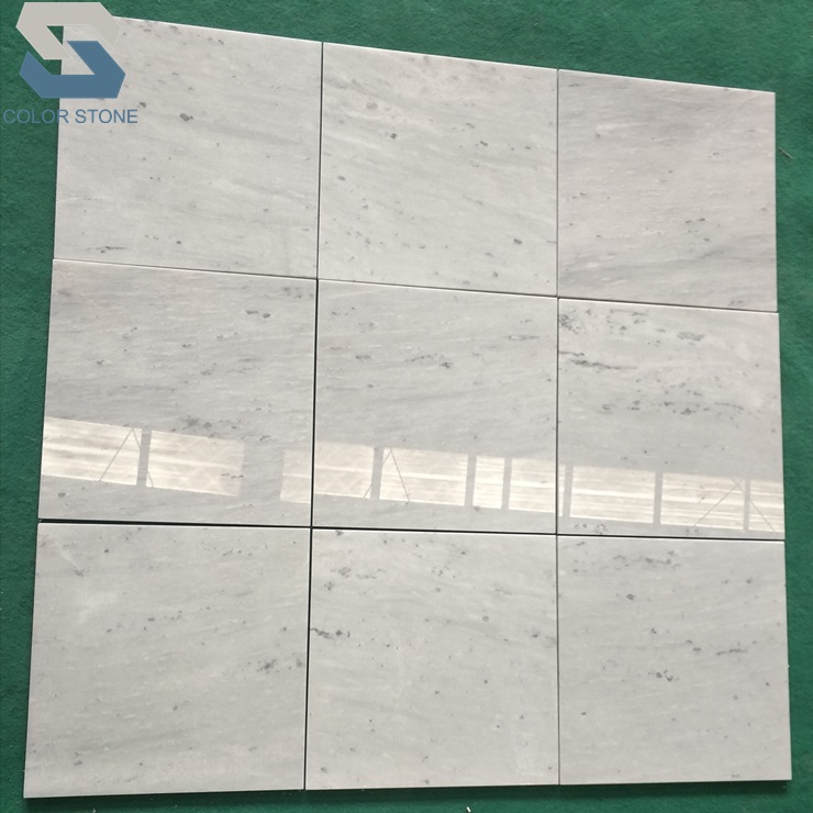 Китайская каррарская белая мраморная плитка, размер 18x18 дюймов, оптовая и розничная цена