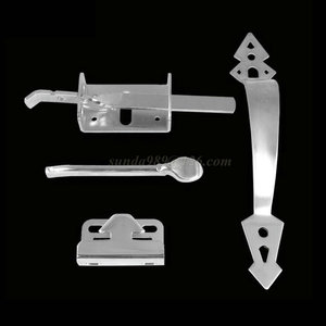 Heavy Duty An Ninh Gỗ Hàng Rào Thumb Gate Latch Với Xử Lý - Product Image 6