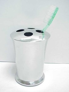 Soporte para cepillo de dientes de acero inoxidable con forma de trébol de cuatro hojas - Product Image 5