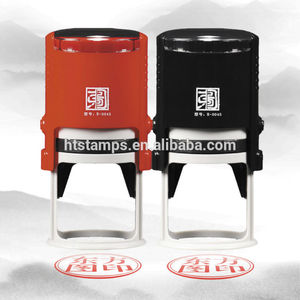 Dongfangtu ronde. 45mm noir. mountprix texte <span class=keywords><strong>personnalisé</strong></span> en plastique auto- encrage timbres <span class=keywords><strong>adresse</strong></span> de retour - Product Image 1