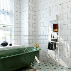 <strong>Free</strong> <strong>Standing</strong> Decorative Metal Ladder Towel <strong>Shelf</strong> for Hat Coat Towel Display Rack - Product Image 3
