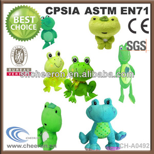 Diferentes razas de <span class=keywords><strong>la</strong></span> felpa de <span class=keywords><strong>la</strong></span> rana del animal doméstico del perro con expresión divertida - Product Image 1