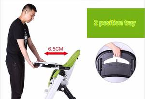 <span class=keywords><strong>Chaise</strong></span> <span class=keywords><strong>haute</strong></span> pliante multifonctionnelle en plastique moderne pour la sécurité des enfants d'abord pour la cuisine, le salon, la chambre à coucher et l'alimentation des bébés - Product Image 6