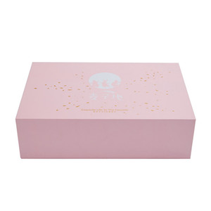 Thiết Kế Mới Tùy Chỉnh Logo Riêng Ủng Hộ Đám Cưới Kẹo Cookie Sô Cô La Hộp Quà Tặng Cho Quần Áo Đồ Bơi Váy Với Ribbon Đóng Cửa - Product Image 3