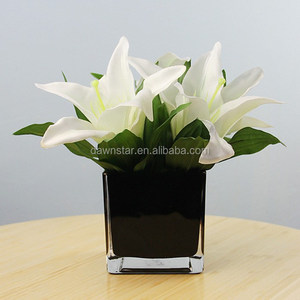 Prezzo all'ingrosso Profumato <span class=keywords><strong>Di</strong></span> Soia Candela <span class=keywords><strong>di</strong></span> Vetro, Riciclata Quadrato Nero Candela vaso - Product Image 6