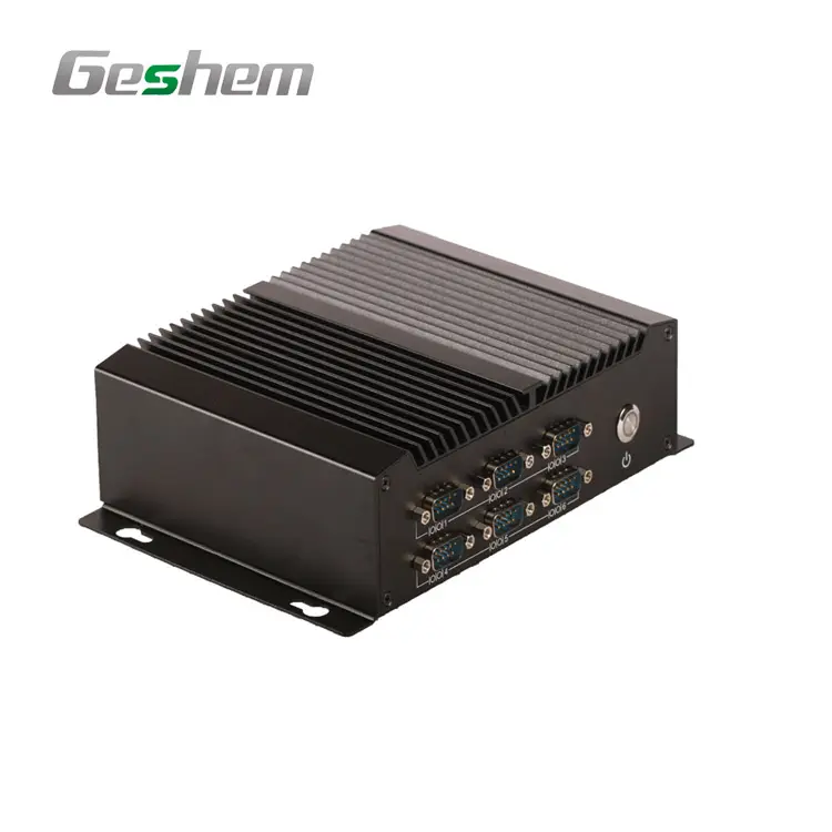 Nhà sản xuất Của Công Nghiệp Máy Tính Mini, công nghiệp Không Quạt Mini PC Dual LAN Với 2 RS232, 2 CỔNG RJ45