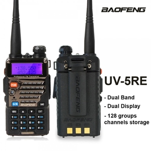 Pofung UV-5RE 128ch băng tần kép UHF + VHF cầm tay/di động hai cách phát thanh Baofeng uv5re Walkie Talkie 5km - Product Image 3