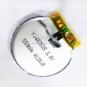 Abnorme form runde lipo batterie 483535 <span class=keywords><strong>3</strong></span>,8 V mit 550 mAh, für tragbare gerät - Product Image 5
