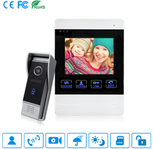 โทรศัพท์อินเทอร์คอมเข้าประตูวิดีโอโทรศัพท์พร้อมฟังก์ชันตรวจจับการเคลื่อนไหว - Product Image 5