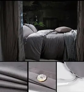 Drap de lit de luxe en coton égyptien, 500TC 100%, ensemble de literie