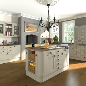 Muebles de Cocina Americanos de Madera Maciza, Diseño de Cocina Modular - Product Image 3