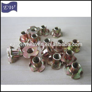 T- nuts, meubles insérer écrous t pour le <span class=keywords><strong>bois</strong></span> avec 4 broches( din1624) - Product Image 6