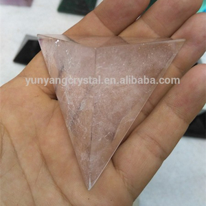 Laser Khắc 3d Nguyên Khối Thủy Tinh Pha Lê Hình Tam Giác Tetrahedron Kim Tự Tháp - Product Image 2