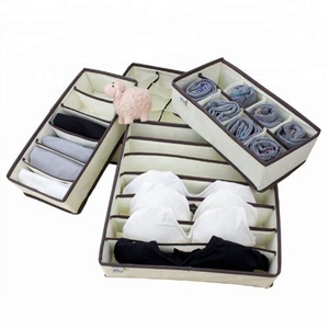 2022 boîte de rangement de sous-vêtements pratique à organiser pour les chaussettes de sous-vêtements boîte de rangement de soutien-gorge de haute qualité avec couvercles - Product Image 4