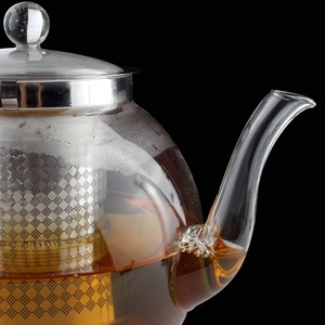 Top Seller 1500ml Clear Kettle <strong>Tea</strong> Cup Set High Borosilicate Teapot Glass <strong>Tea</strong> <strong>Pot</strong> With Stainless Steel <strong>Infuser</strong> Strainer Filter - Product Image 5