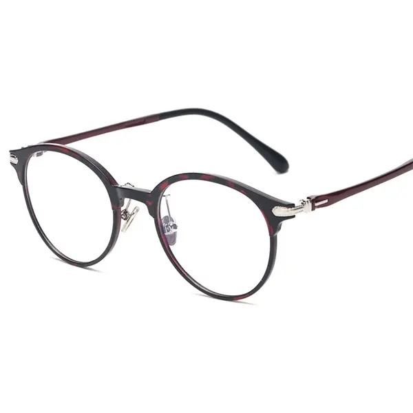 Abd popüler saf büyük boy titanyum gözlük çerçevesi kızlar için gözlük için