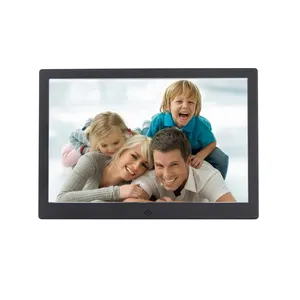 12 Zoll Aluminium Digital Photo Frame Werbung Display LED-Bildschirm Licht Panel Poster Innen wand Display