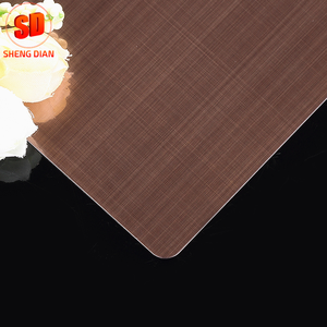 Producción y venta al por mayor 316 304 201 Thin rayita hoja de acero inoxidable 316L - Product Image 3