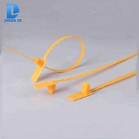 De plástico de colores codificado contados marcador de cables corbata
