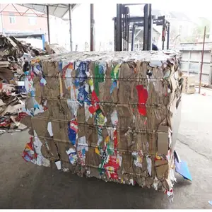Supermarket waste carton compress baler machine