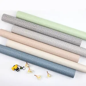 Ultime PVC auto adesivi in rilievo panno di erba disegno buccia e bastone adesivo carta da parati per la decorazione domestica