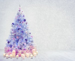 <span class=keywords><strong>Pintado</strong></span> A mano Pintura de la Lona para el Hogar Arte de La Pared Decoración Del Árbol de Navidad - Product Image 2