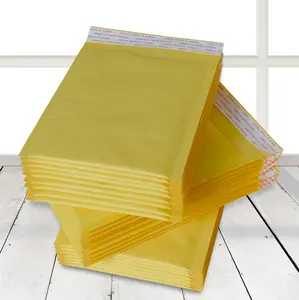 envelope da bolha de amarelo Suppliers-Envelope de mailer bolha de papel amarelo branco 20*25 + 4 cm