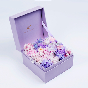 18,5x18,5x12cm, proveedor de China, cajas de embalaje caja de flores de lujo - Product Image 4