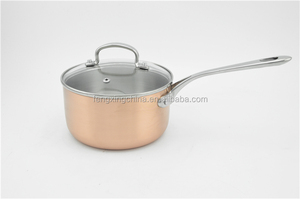 7 unids Tri-capas de cobre profesional de acero inoxidable utensilios de cocina olla de Pan cazuela - Product Image 4