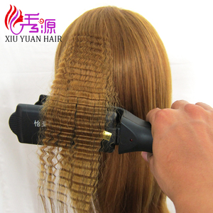 Cabeza de Maniquí de cabello humano 100, productos de belleza china, con cabello natural - Product Image 3