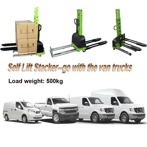 Apilador estilo Innolift de Servicio Ligero alimentado por batería de 500Kg Precio para distribuidor - Product Image 3
