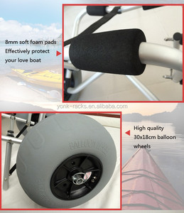 Ruedas globo kayak/canoa ruedas barco portador Dolly remolque mano cesta/Carro - Product Image 4