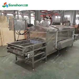 Çin saf buhar patates soyma otomatik sürekli ocak beyazlasan makinesi