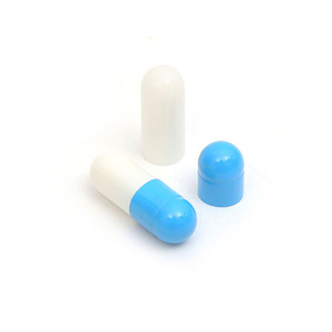 Màu đỏ và màu trắng trống cứng viên nang kích thước 1 gel viên nang - Product Image 2