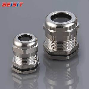 Pressacavo EMC in Acciaio Inox IP68, Ottone Nichelato con <span class=keywords><strong>Molla</strong></span> Schermante 94 V-0 / V-2 E360400 M1207BR-EMC-S BEISIT CN;ZHE - Product Image 3