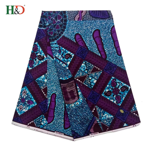 H & D último estilo más bajo precio impreso cera hollandies tela africana de George de la India - Product Image 3